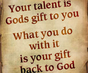 talent gift of god